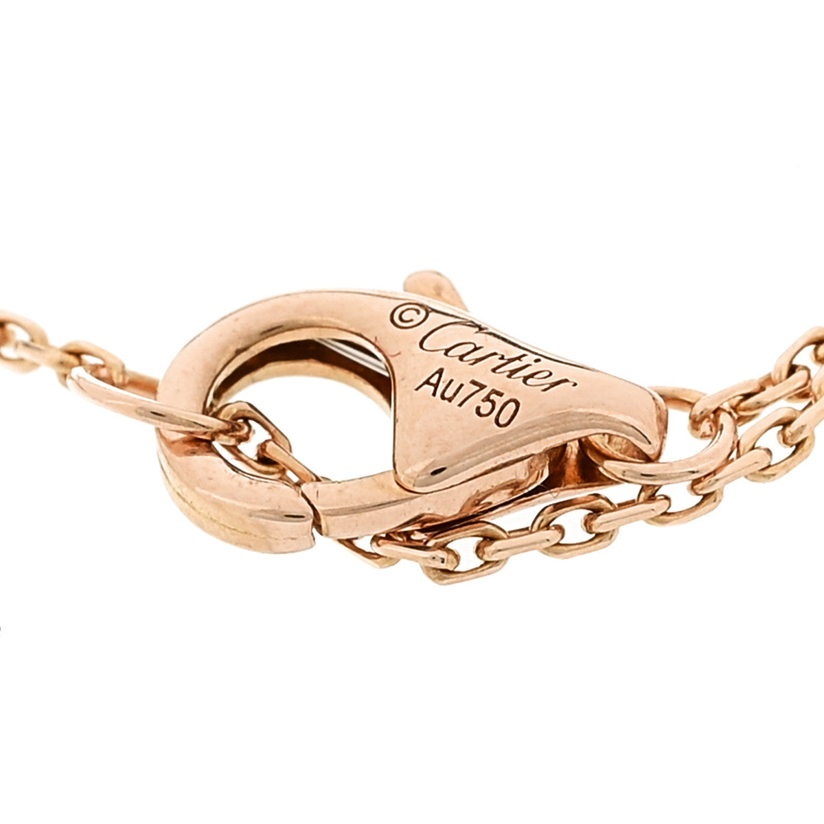 18K Pink Yellow White Gold Trinity Bracelet