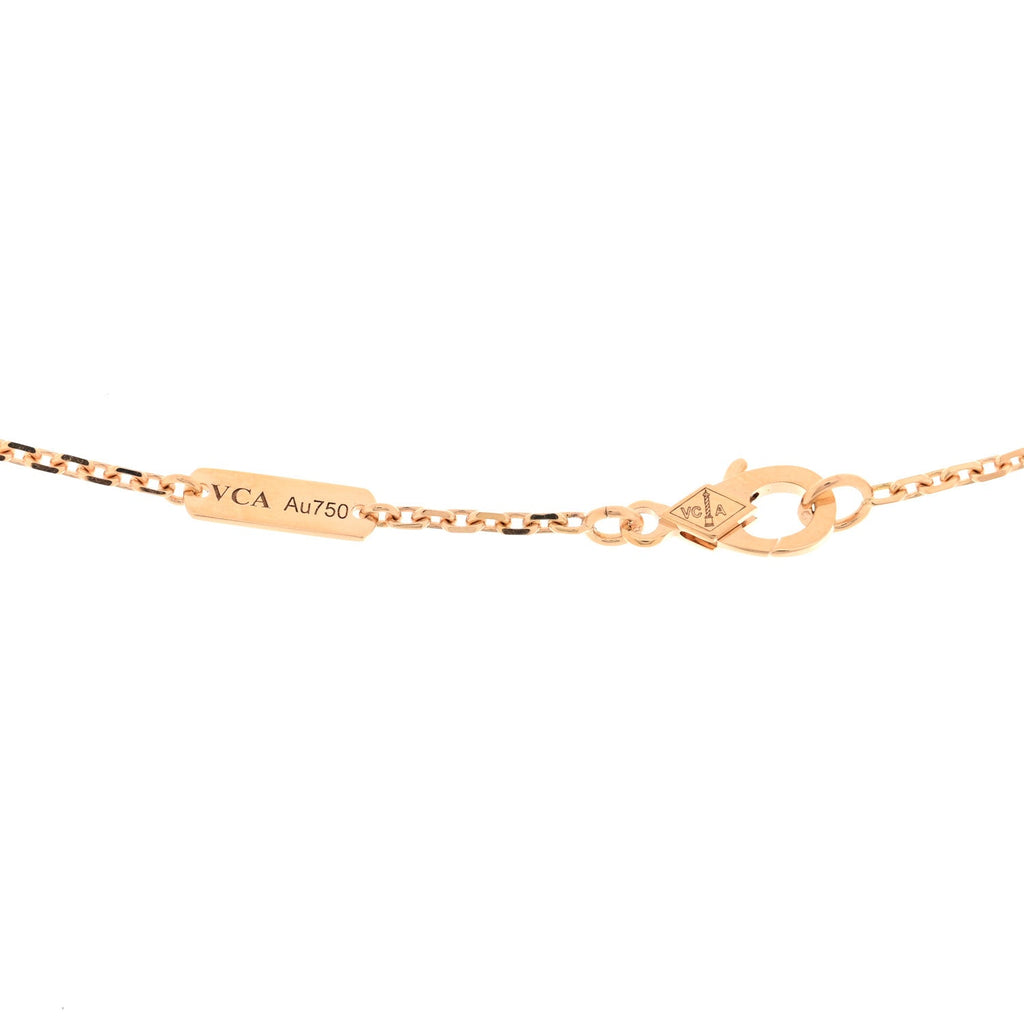 18K Rose Gold Diamond Pink Sapphire Two Butterfly Pendant Necklace