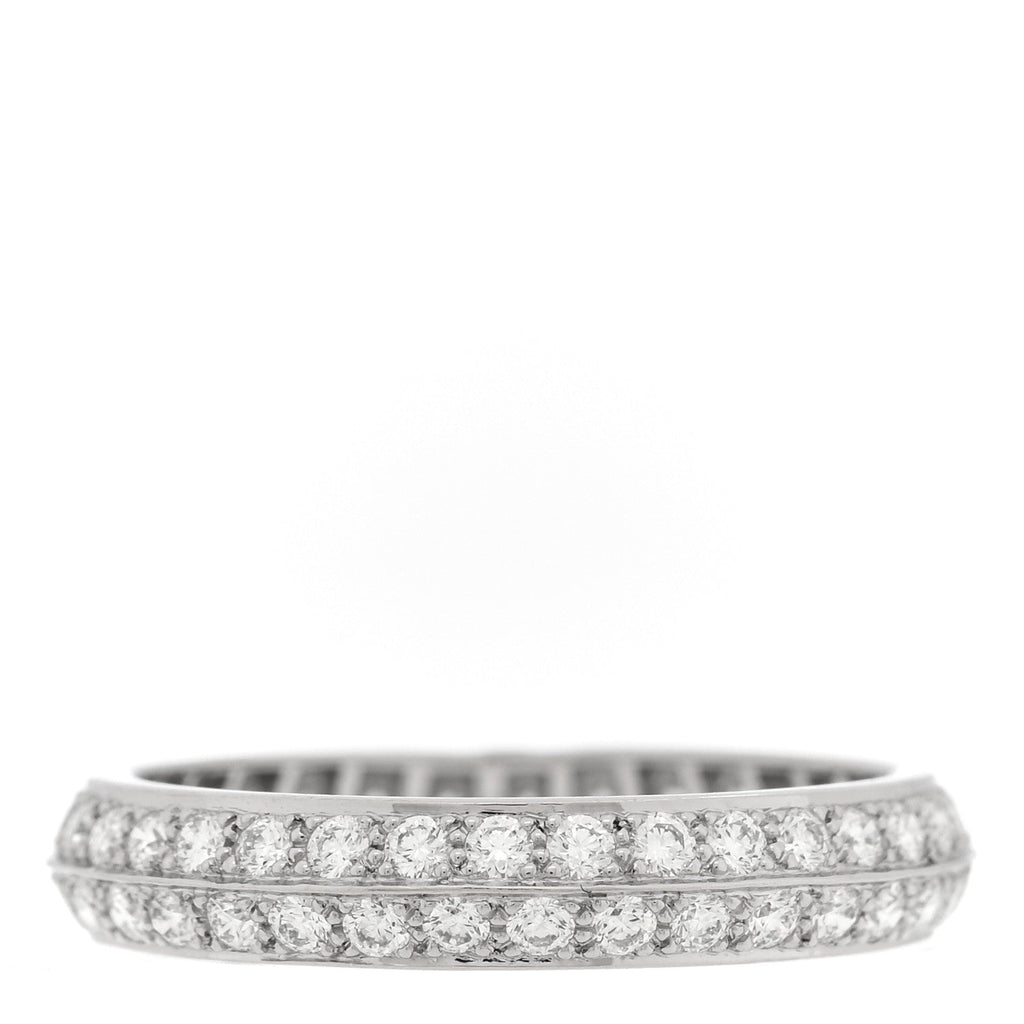 Platinum Diamond Couture Wedding Band Ring 52 6