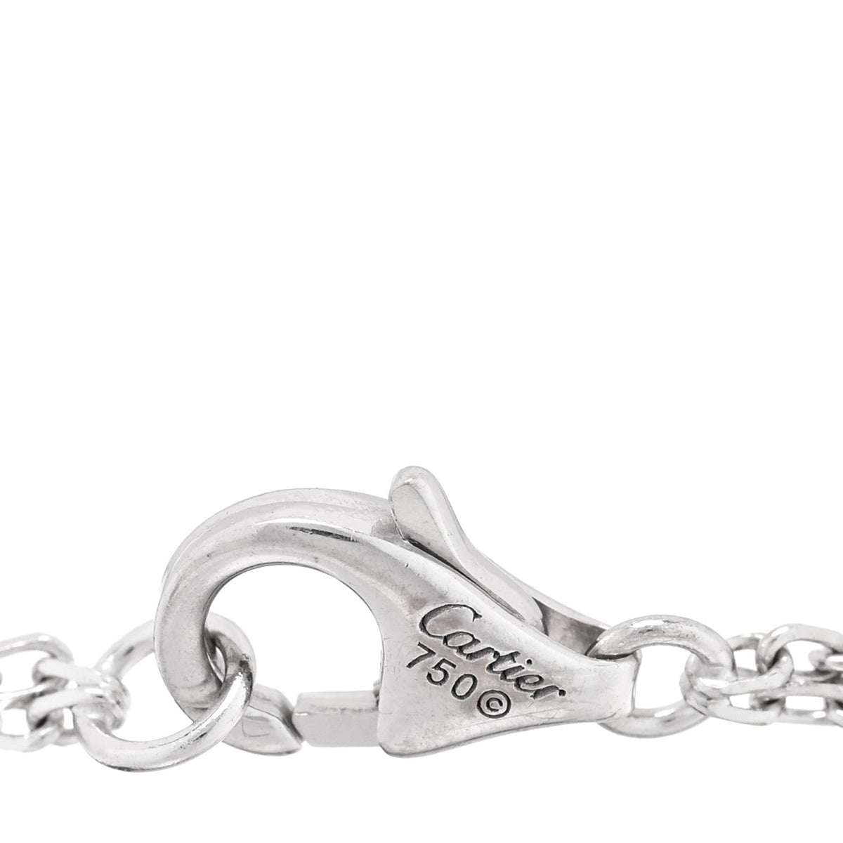 18K White Gold Diamond LOVE Bracelet