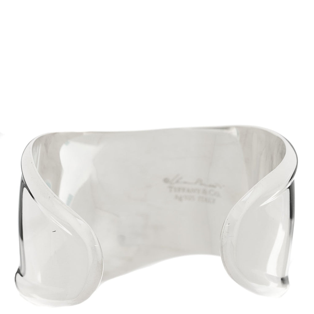 Sterling Silver Elsa Peretti Small Left Wrist Bone Cuff Bracelet