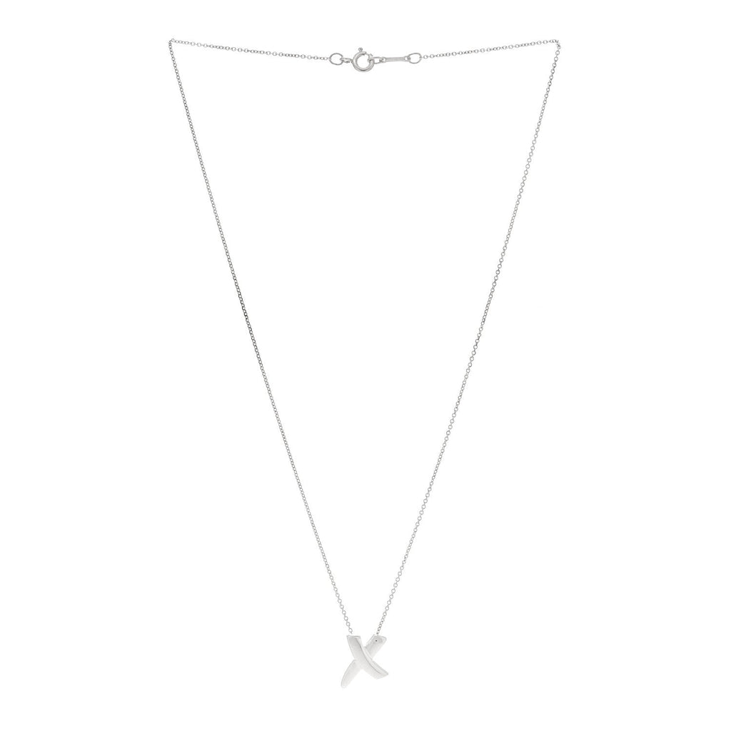 Sterling Silver Paloma Picasso Graffiti X Pendant Necklace