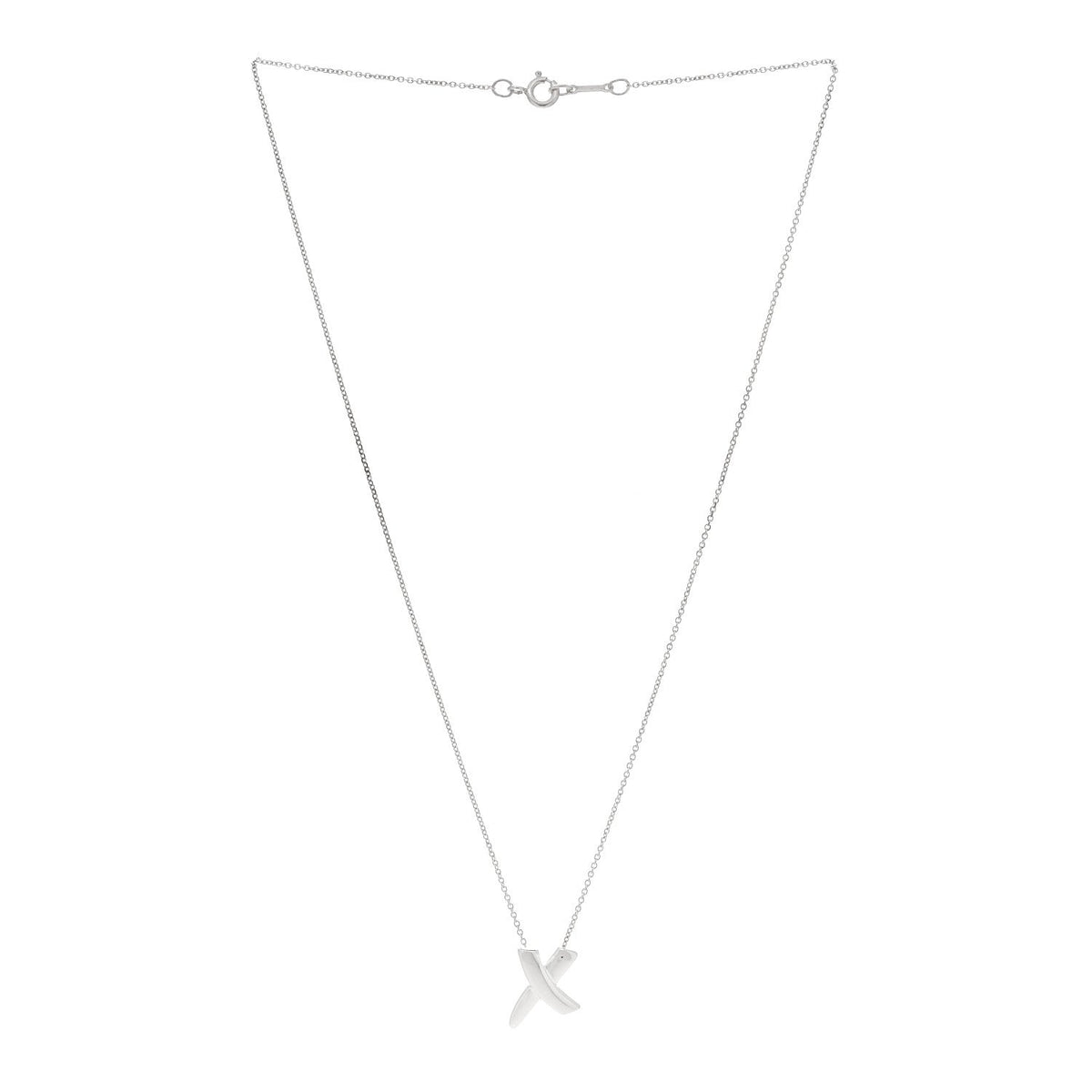 Sterling Silver Paloma Picasso Graffiti X Pendant Necklace