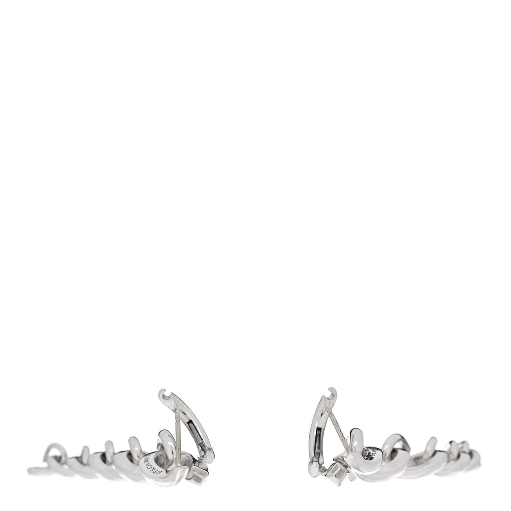 Sterling Silver Forge Drop Link Earrings