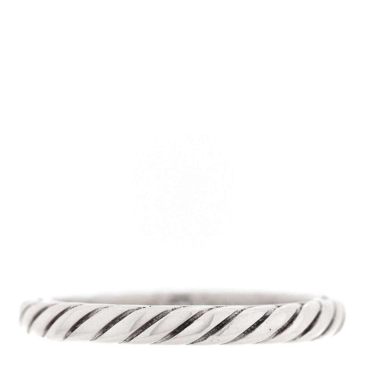 Sterling Silver Cable Classics Band Ring 52 6