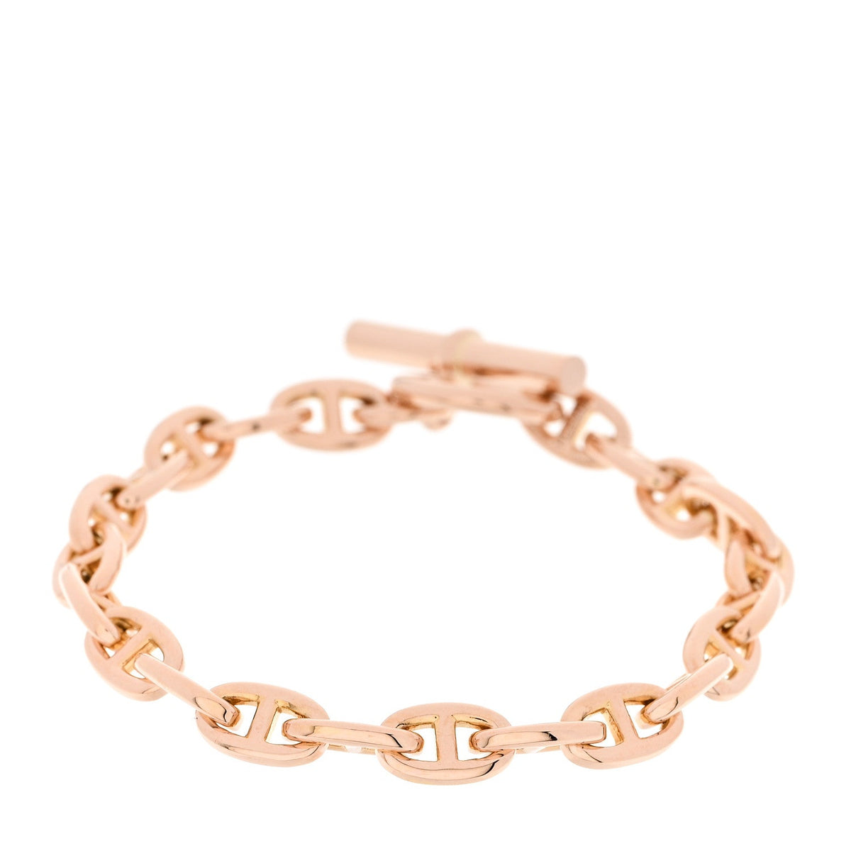 18K Rose Gold TPM Chaine d'Ancre Bracelet