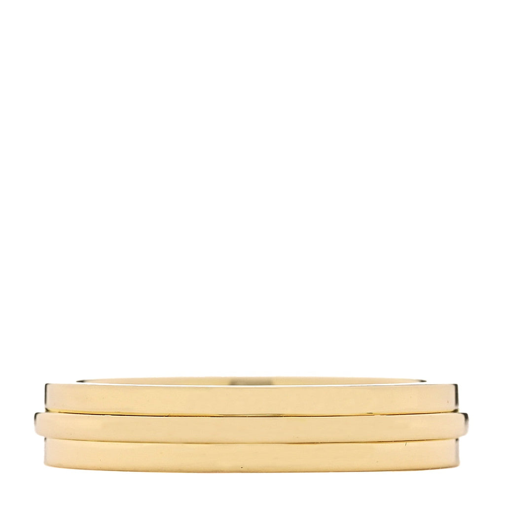 18K Yellow Gold T Two Narrow Ring 58 8.5