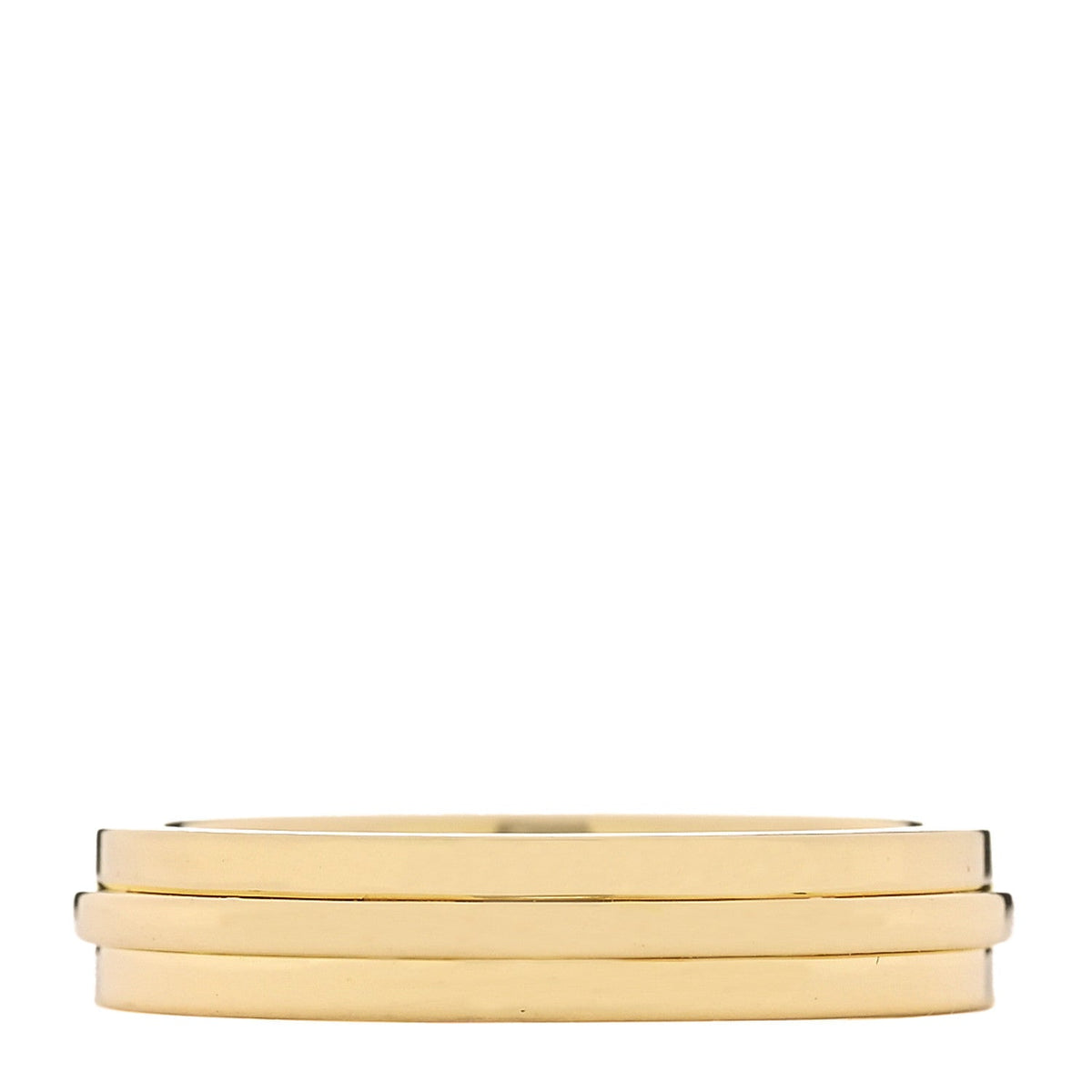 18K Yellow Gold T Two Narrow Ring 58 8.5