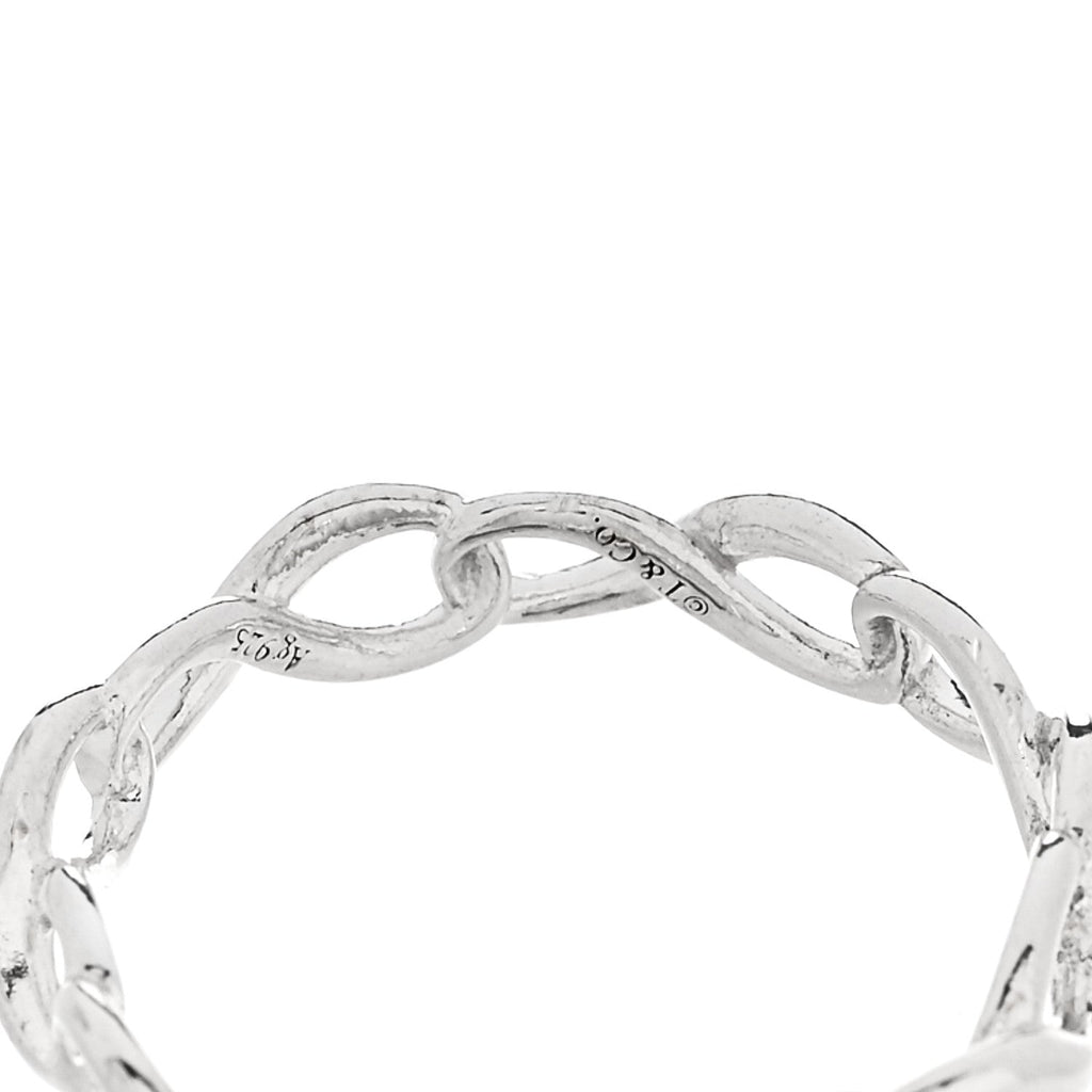 Sterling Silver Narrow Infinity Band Ring 49 5