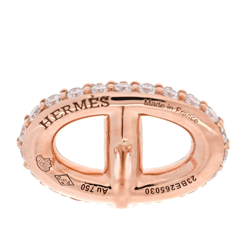 18K Rose Gold Diamond New Farandole Earrings