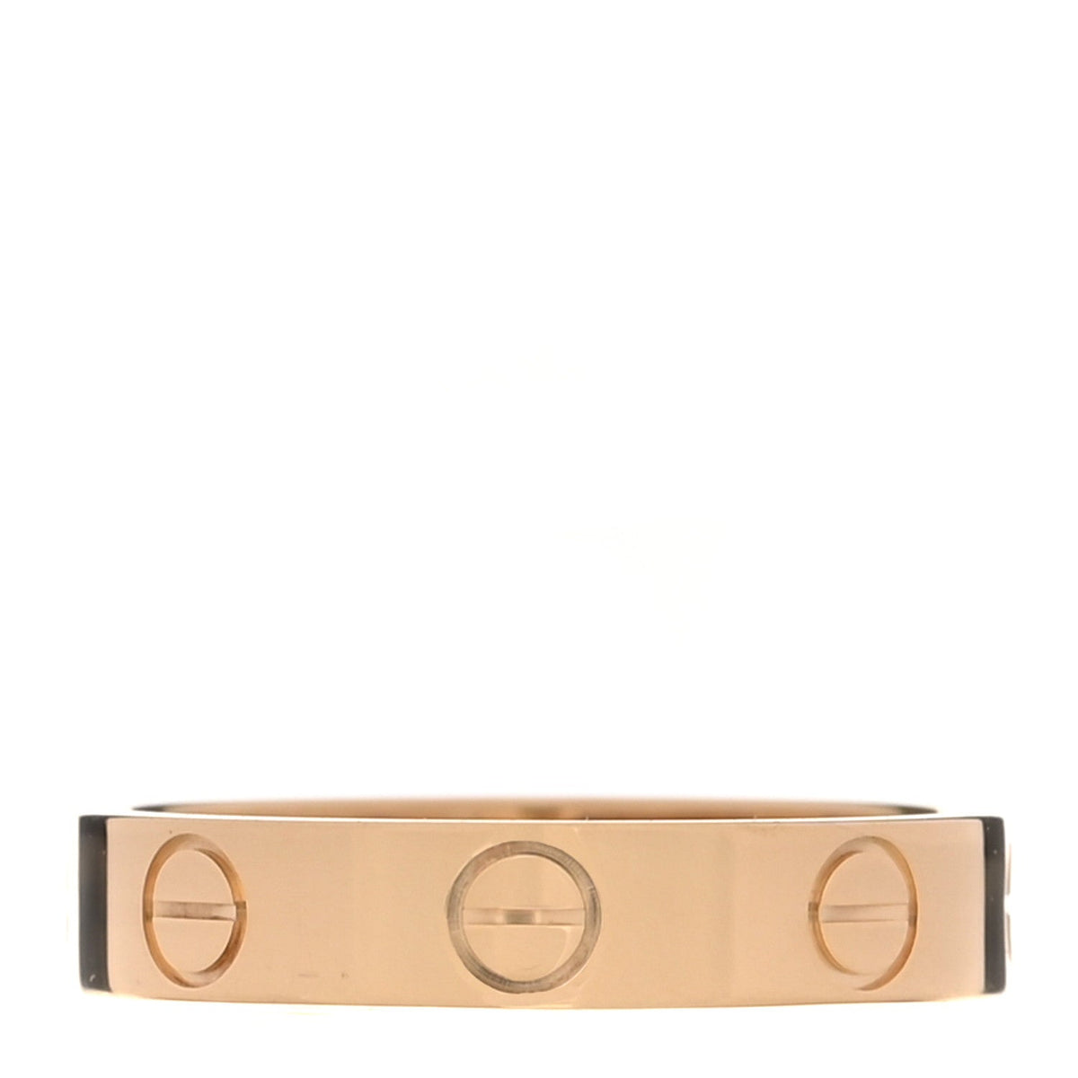 18K Yellow Gold 3.5mm LOVE Wedding Band Ring 50 5.25