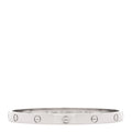 18K White Gold LOVE Bracelet 20