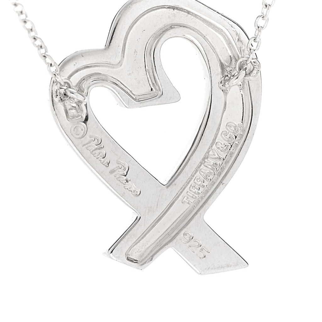 Sterling Silver Paloma Picasso Loving Heart Pendant Necklace