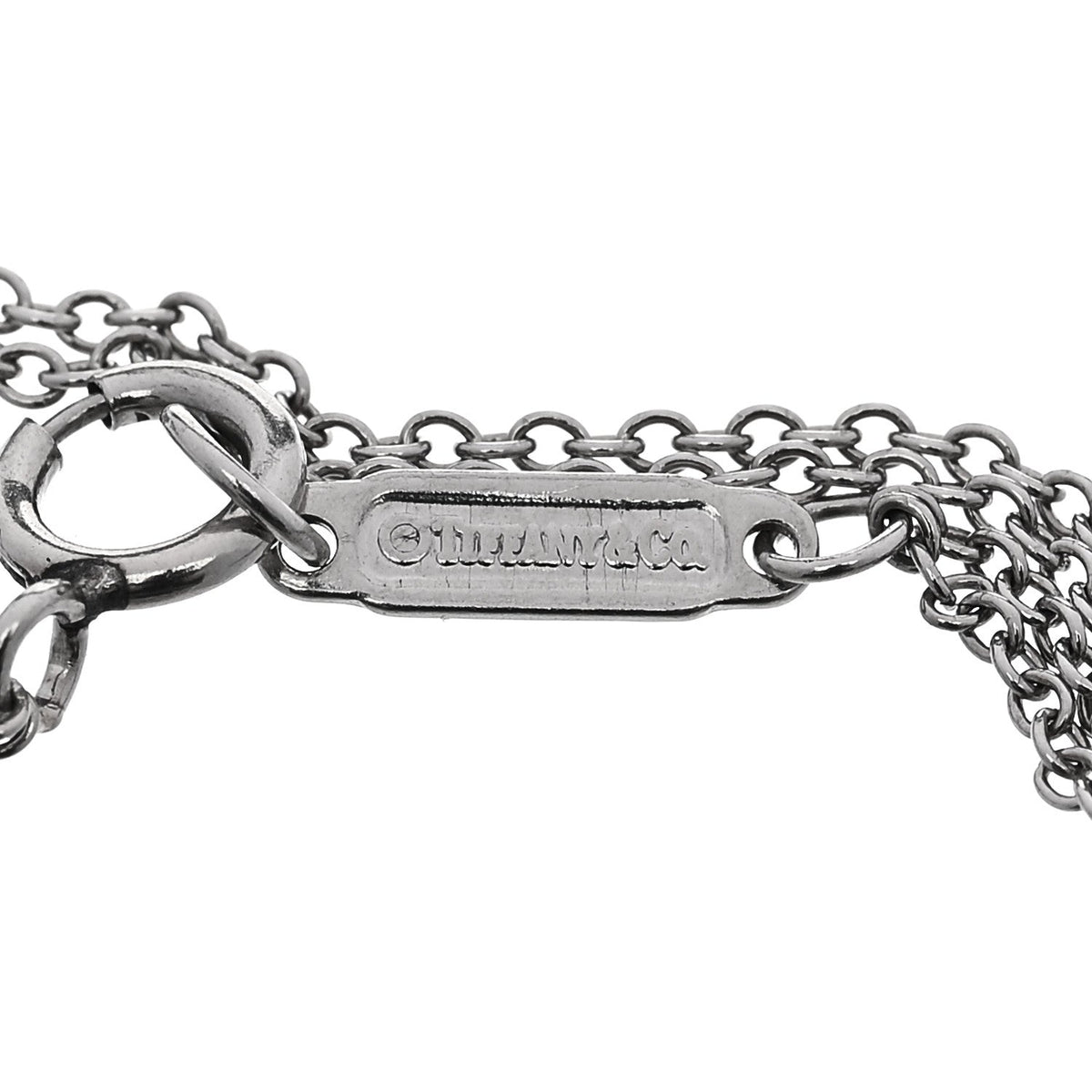 Platinum Diamond .12ctw Victoria Double Chain Bracelet