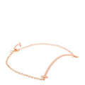 18K Rose Gold T Smile Bracelet