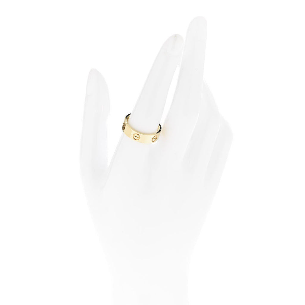 18K Yellow Gold 5.5mm LOVE Ring 56 7.75