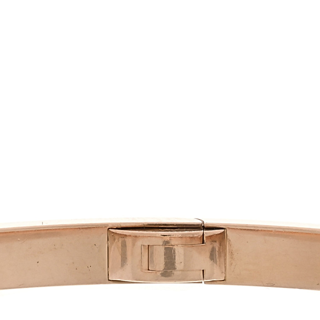 18K Pink Gold 6 Diamond Small LOVE Bracelet 18