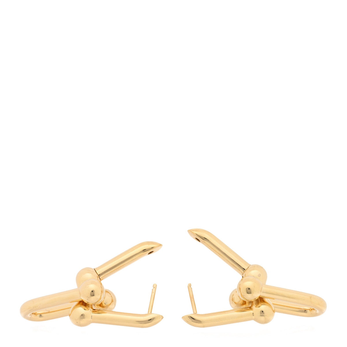 18K Yellow Gold Large HardWear Link Earrings