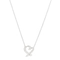 Sterling Silver Diamond Paloma Picasso Loving Heart Necklace