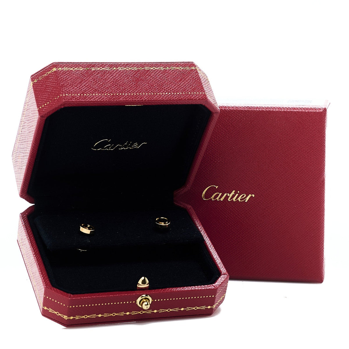 18K Yellow Gold LOVE Earrings