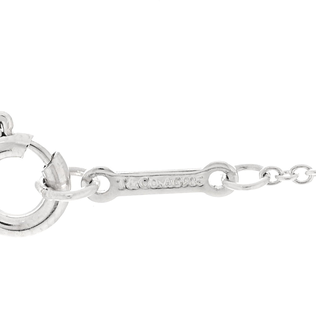 Sterling Silver Diamond Paloma Picasso Loving Heart Necklace