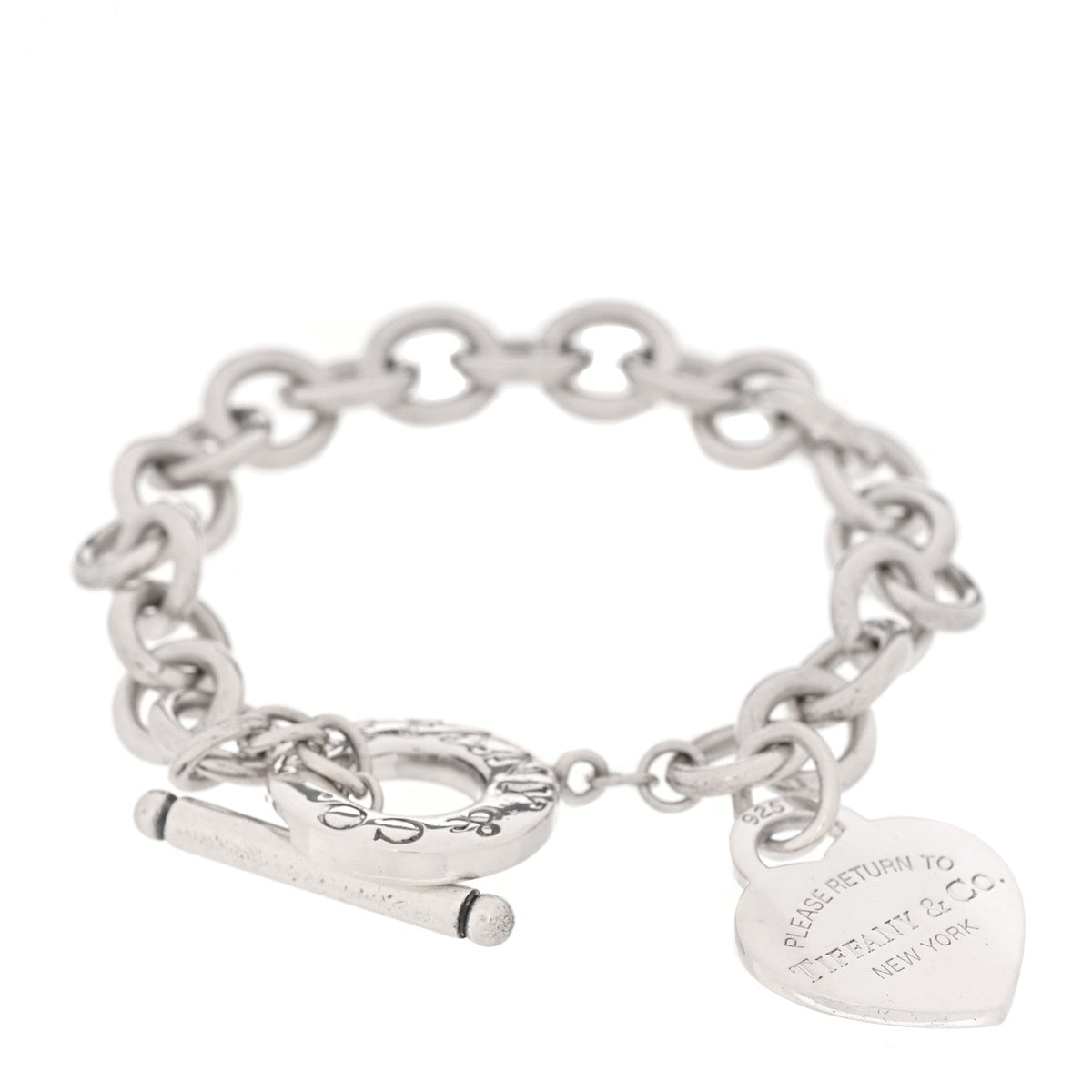 Sterling Silver Return To Tiffany Heart Tag Toggle Bracelet