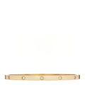 18K Yellow Gold 10 Diamond Small LOVE Bracelet 17