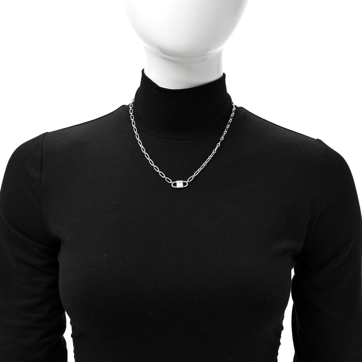 Sterling Silver 1837 Double Lock Necklace