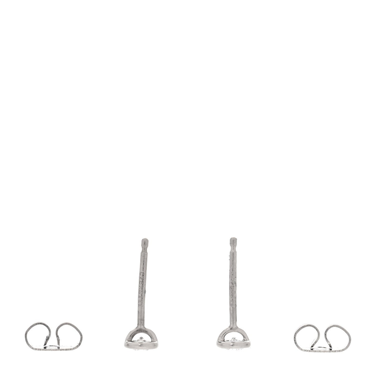 Platinum Diamond .14ctw Elsa Peretti Diamonds By The Yard Earrings