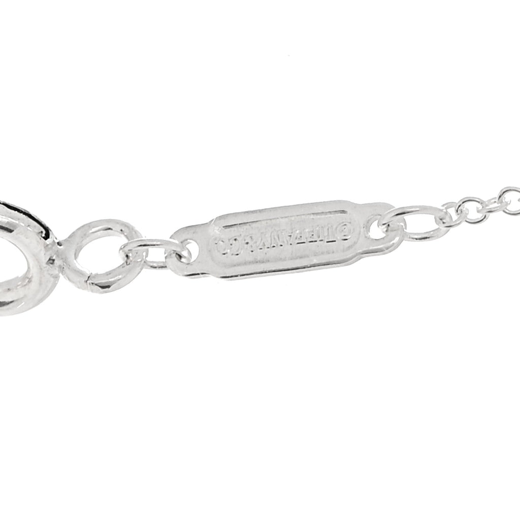 Sterling Silver Small T Smile Pendant Necklace
