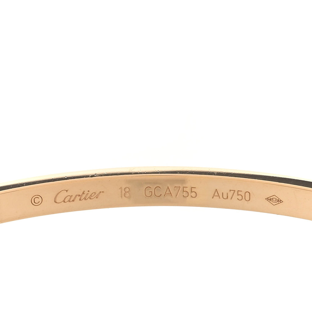 18K Yellow Gold Small LOVE Bracelet 18