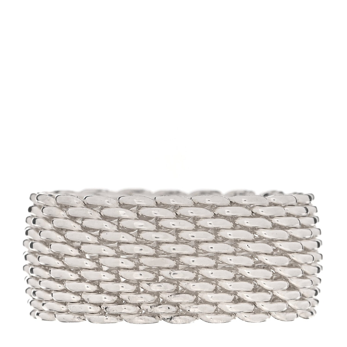 Sterling Silver Somerset Mesh Ring 54 6.75