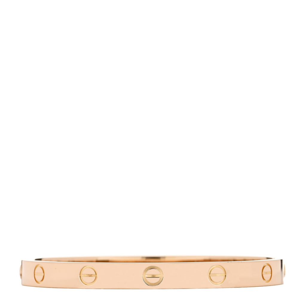 18K Pink Gold LOVE Bracelet 17