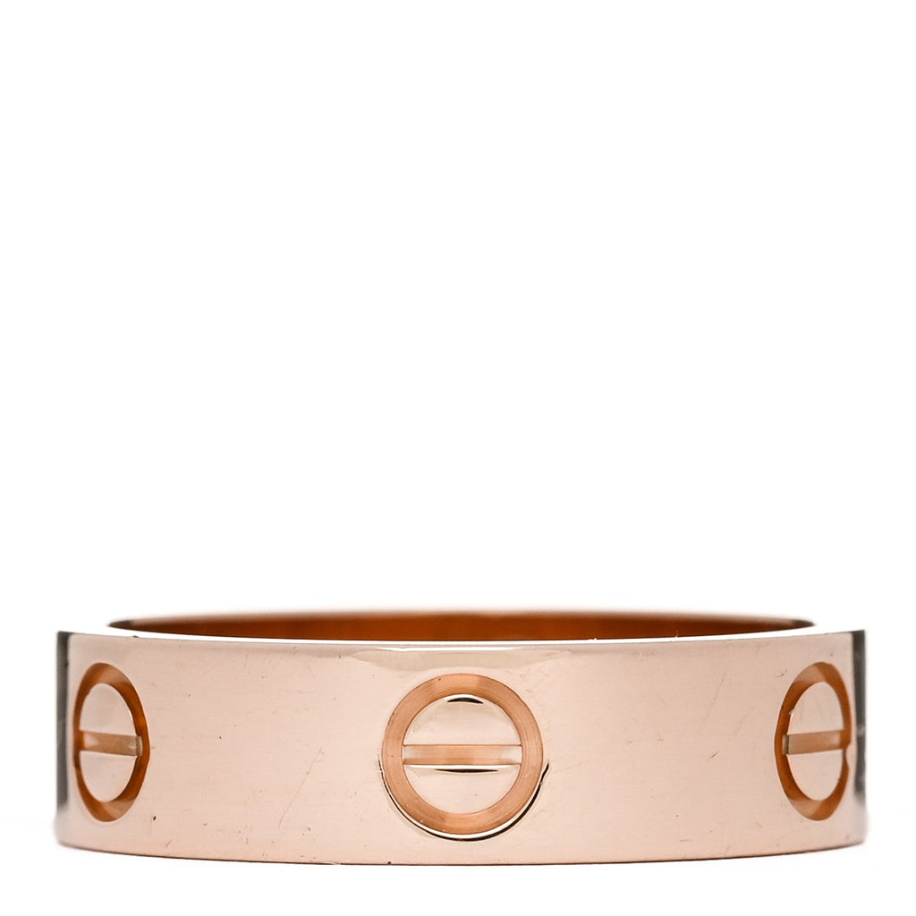 18K Pink Gold 5.5mm LOVE Ring 57 8