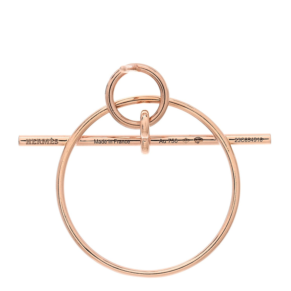 18K Rose Gold PM Loop Earrings