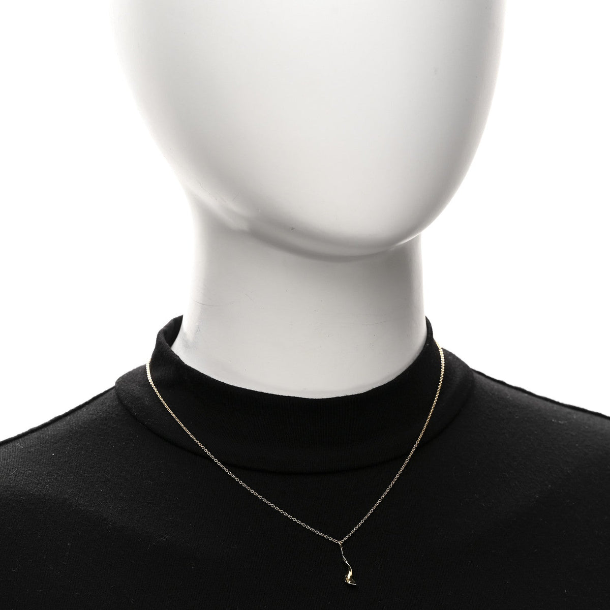 18K Yellow Gold Frank Gehry Orchid Pendant Necklace