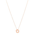 18K Rose Gold Diamond Atlas Pierced Pendant Necklace