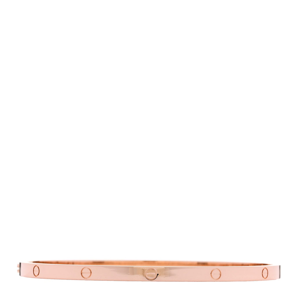 18K Pink Gold Small LOVE Bracelet 19