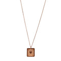 Rose Gold Plated Swift As De Coeur Necklace Gold