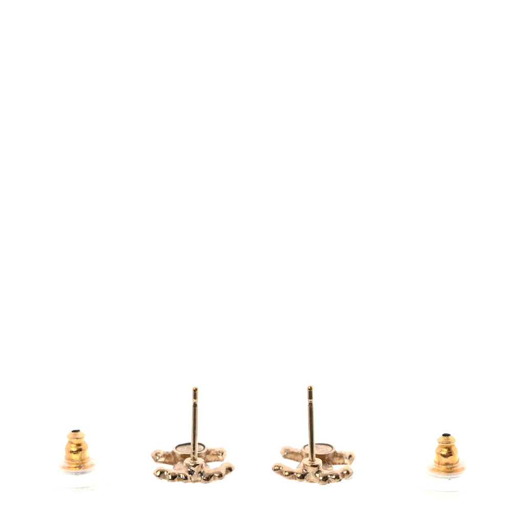 Crystal CC Earrings Gold