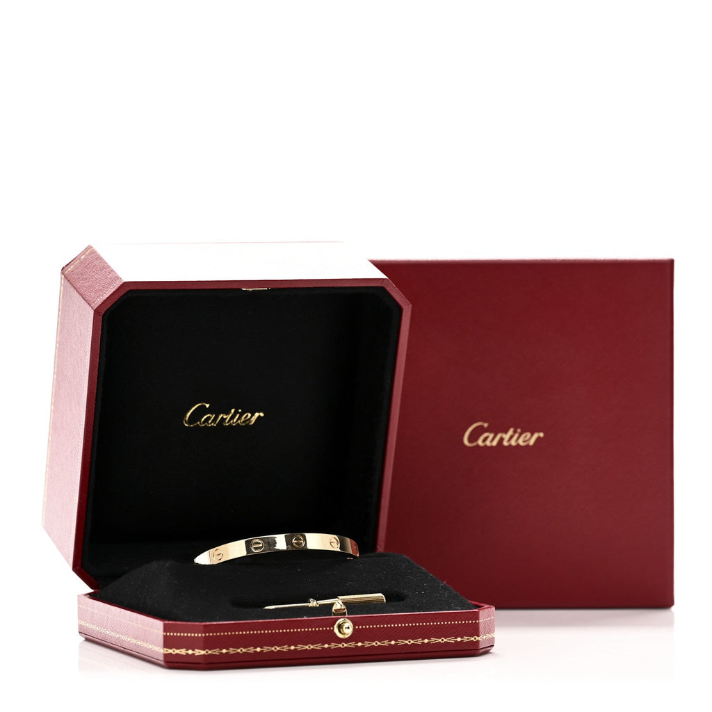 18K Yellow Gold LOVE Bracelet 17
