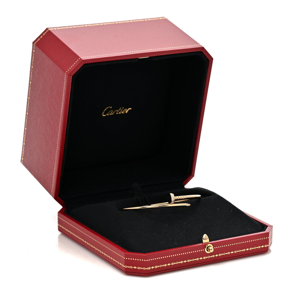 18K Yellow Gold Diamond Small Juste Un Clou Bracelet 17
