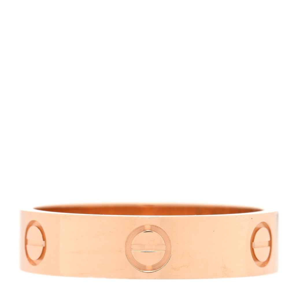 18K Pink Gold 5.5mm LOVE Ring 64 10.75