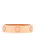 18K Pink Gold 5.5mm LOVE Ring 64 10.75