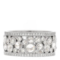 Platinum Diamond Cobblestone Band Ring 57 8