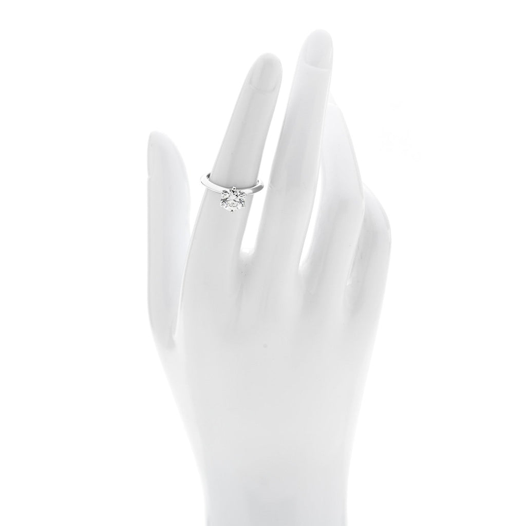 Platinum Diamond 1.67ct Solitaire Engagement Ring 51 5.75