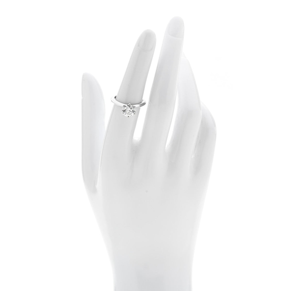 Platinum Diamond 1.67ct Solitaire Engagement Ring 51 5.75