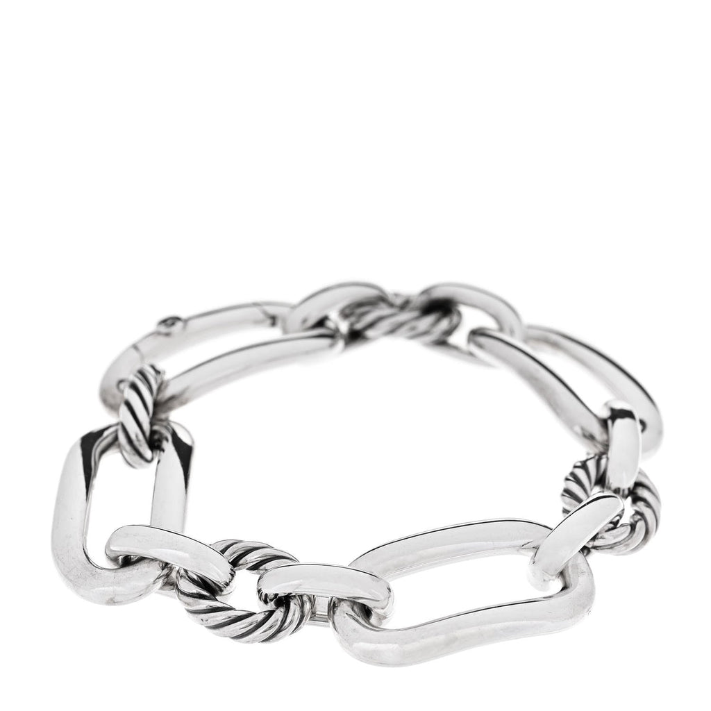 Sterling Silver 16mm Lexington Chain Bracelet
