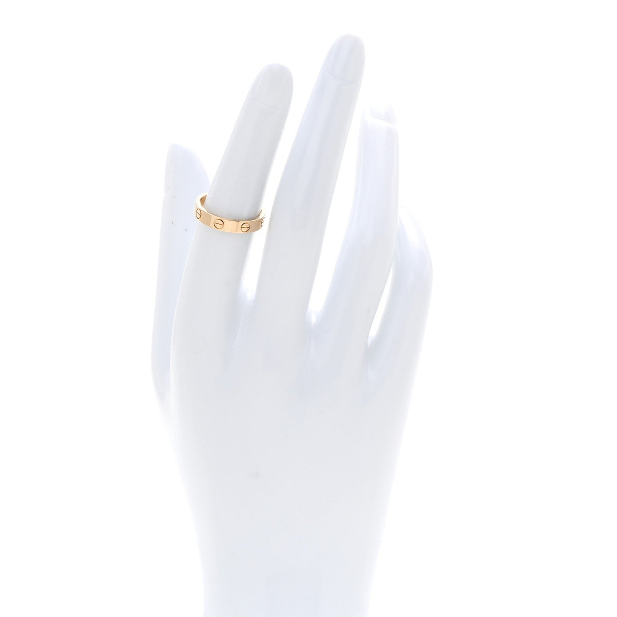 18K Yellow Gold 3.5mm LOVE Wedding Band Ring 52 6