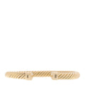 18K Yellow Gold 7mm Modern Cablespira Oval Bracelet
